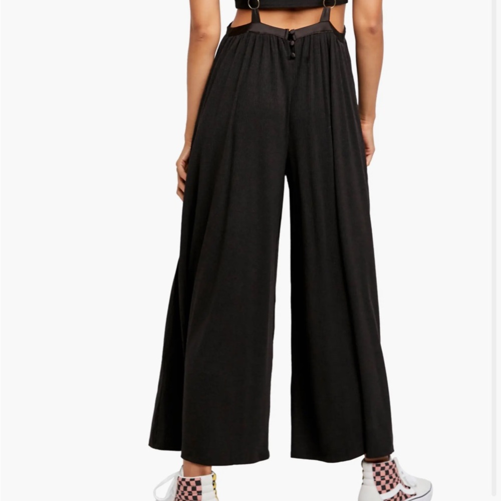 Free People Black Cutout Jumpsuit - Picture 4 of 12